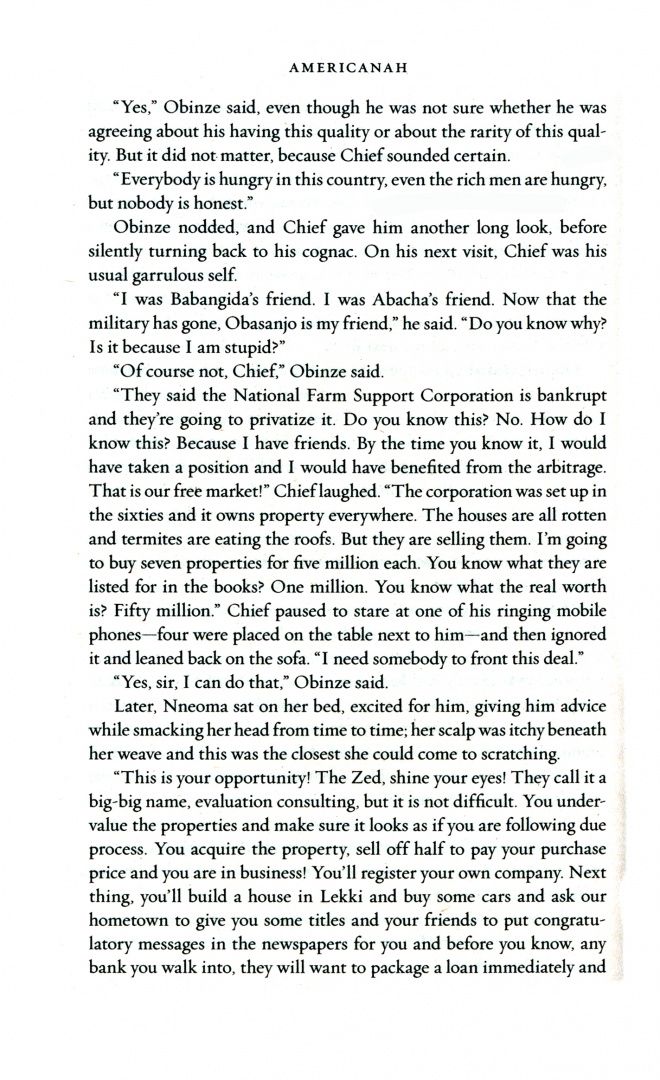 Chimamanda Adichie: Americanah