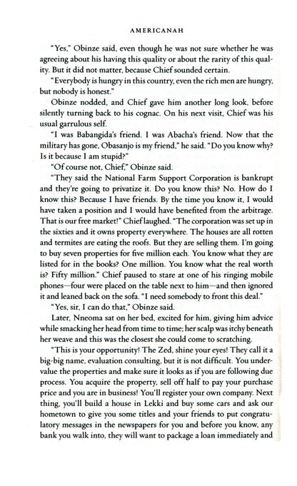 Chimamanda Adichie: Americanah