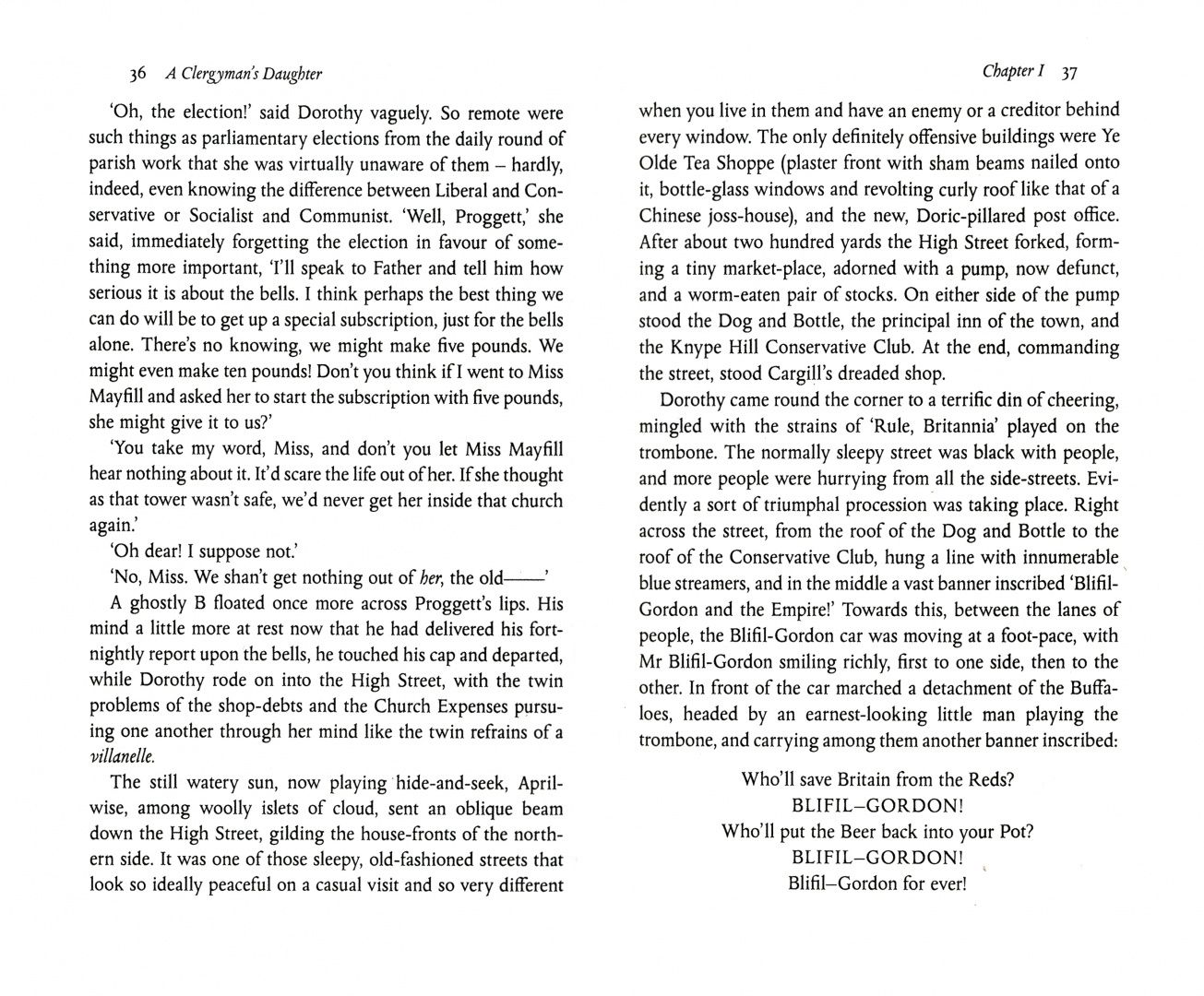 George Orwell: A Clergyman's Daughter