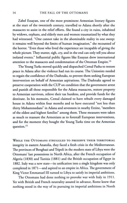 Eugene Rogan: The Fall of the Ottomans. The Great War in the Middle East, 1914-1920