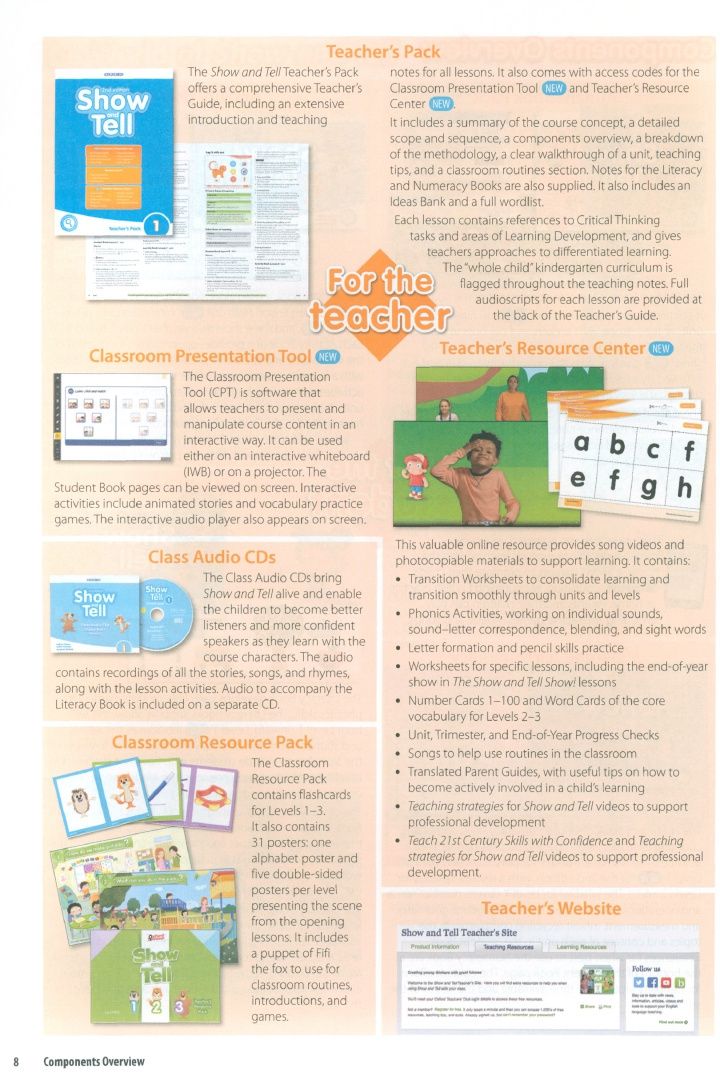 Show and Tell. Second Edition. Level 1. Teacher's Pack