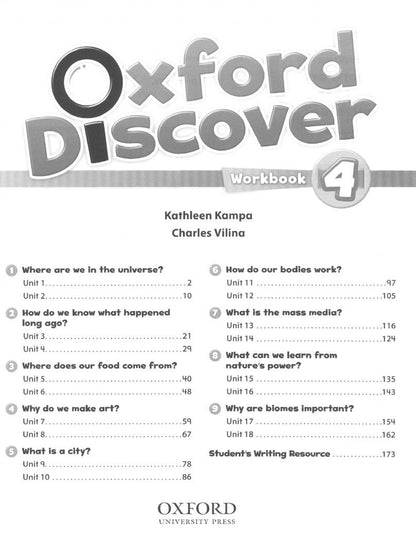 Charles Vilina: Oxford Discover. Level 4. Workbook with Online Practice