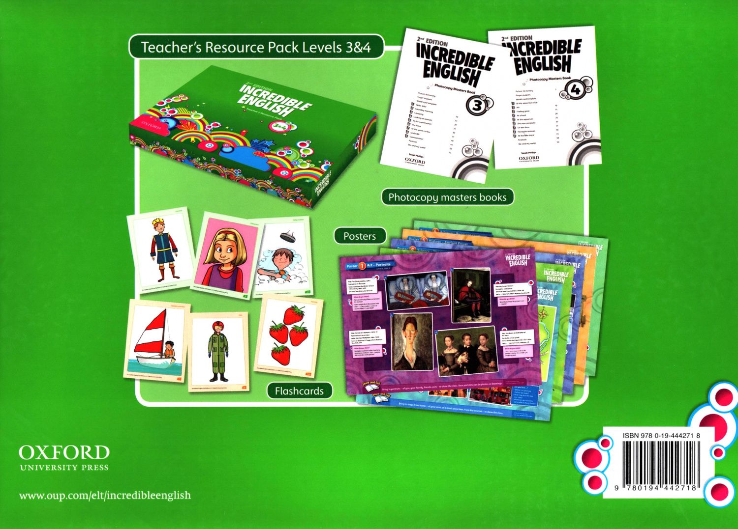 Sarah Phillips: Incredible English. Levels 3 and 4. Second Edition. Teacher's Resource Pack