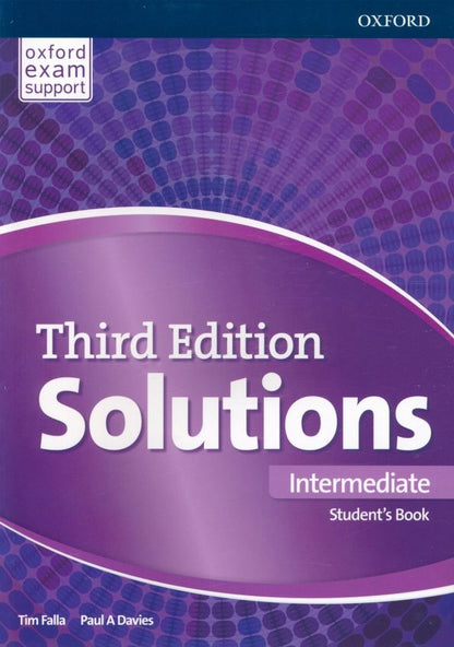 Paul Davies: Solutions. Intermediate. Third Edition. Student's Book