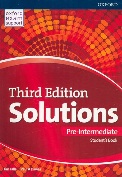 Paul Davies: Solutions. Pre-Intermediate. Third Edition. Student's Book