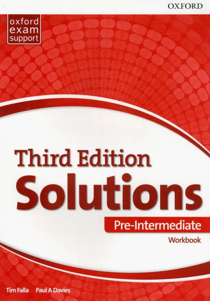 Paul Davies: Solutions. Pre-Intermediate. Third Edition. Workbook