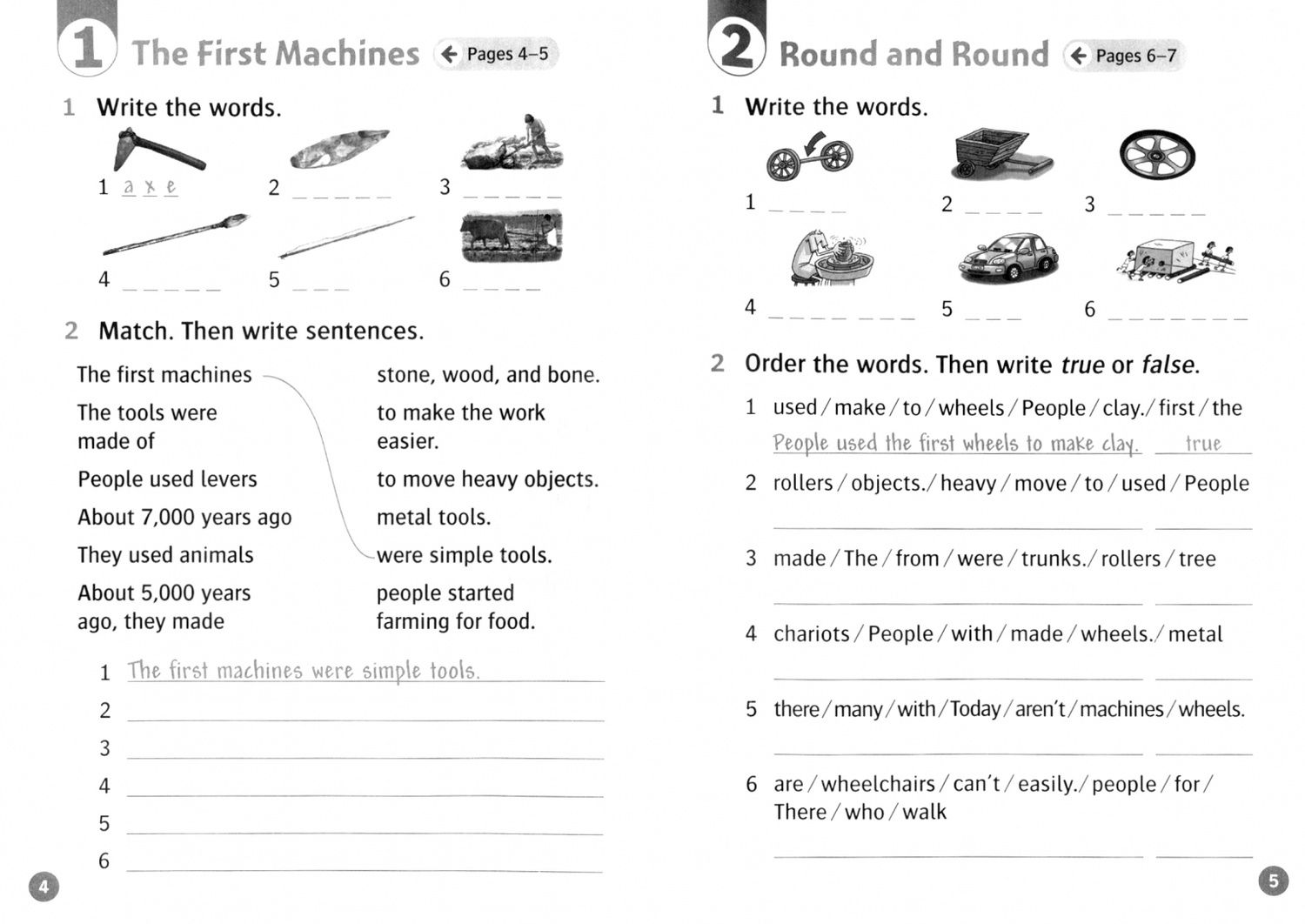 Julie Penn: Oxford Read and Discover. Level 4. Machines Then and Now. Activity Book