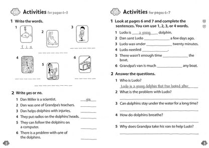 Swimming with Dolphins. Level 4. Activity book