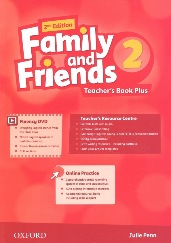 Julie Penn: Family and Friends. Level 2. 2nd Edition. Teacher's Book Plus (+DVD)