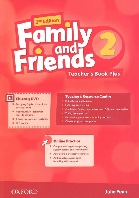 Julie Penn: Family and Friends. Level 2. 2nd Edition. Teacher's Book Plus (+DVD)