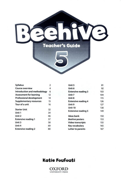 Katie Foufouti: Beehive. Level 5. Teacher's Guide with Digital Pack