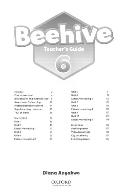 Diana Anyakwo: Beehive. Level 6. Teacher's Guide with Digital Pack