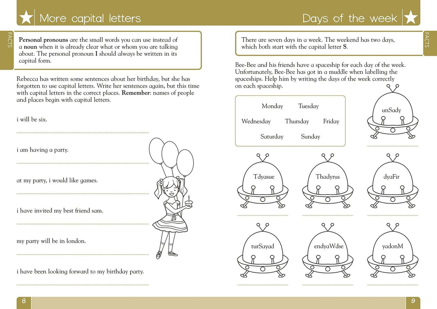 C. Vorderman: Spelling Punctuation and Gramm Made Easy ages 5-7