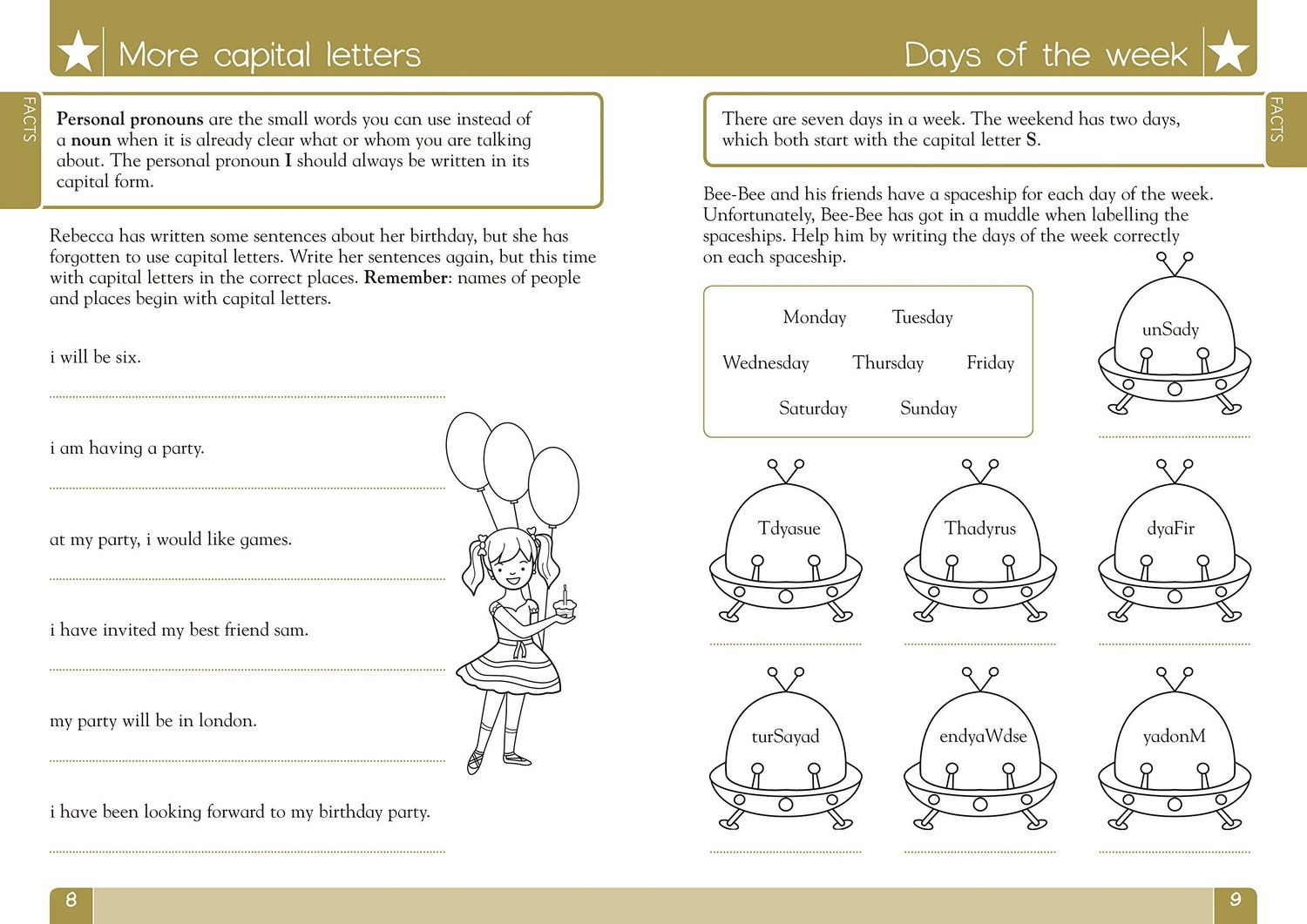 C. Vorderman: Spelling Punctuation and Gramm Made Easy ages 5-7