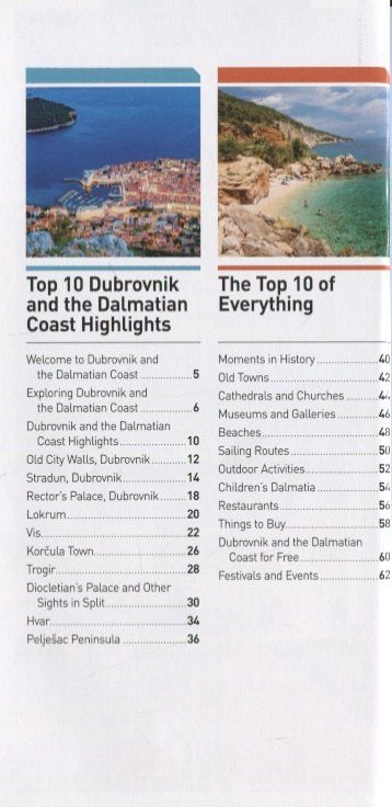 Top 10 Dubrovnik and the Dalmatian Coast