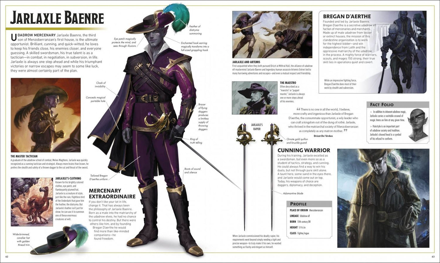 Michael Witwer: Dungeons & Dragons The Legend of Drizzt Visual Dictionary