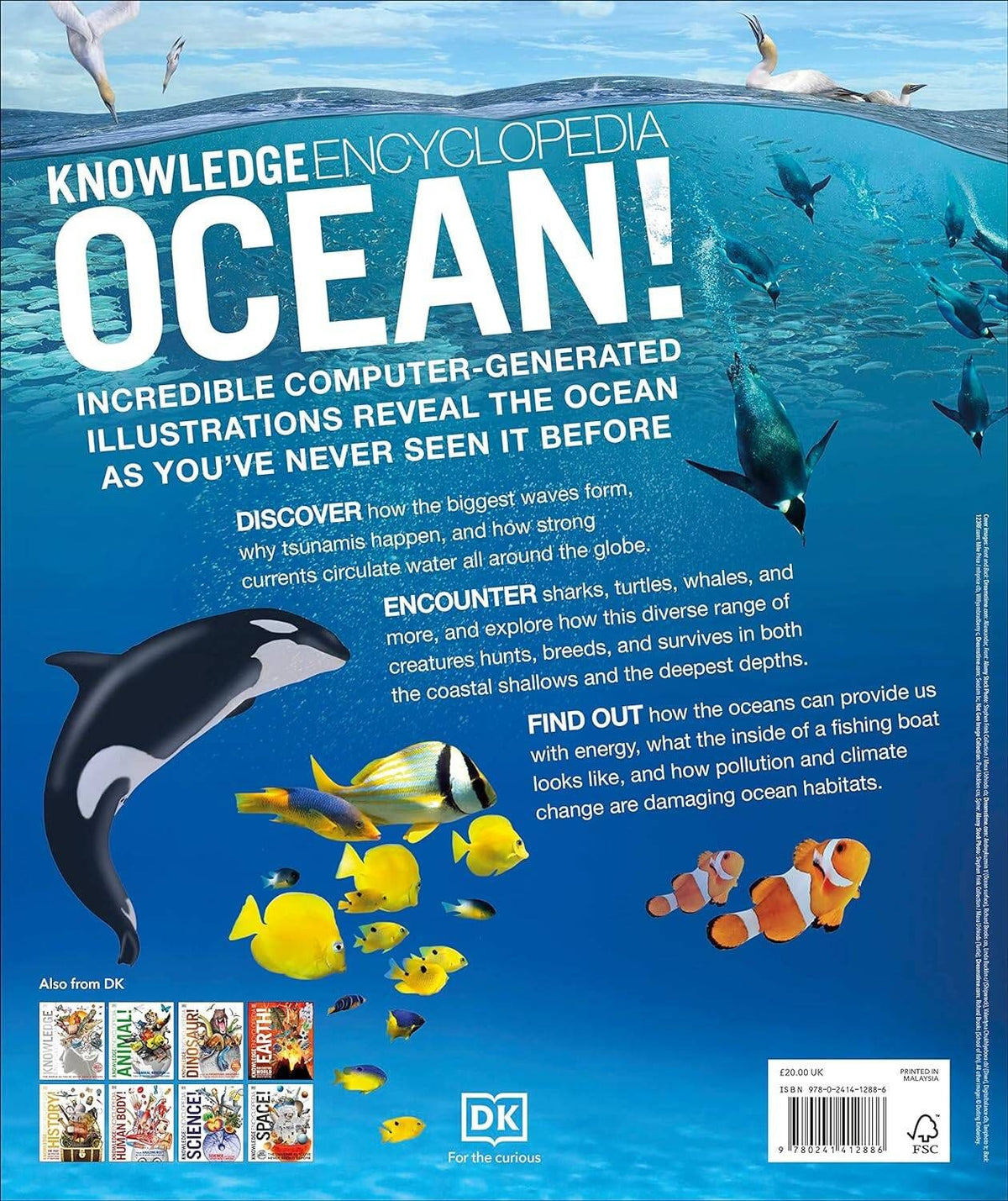 Knowledge Encyclopedia Ocean! Энциклопедия знаний Океан / Книги на английском языке
