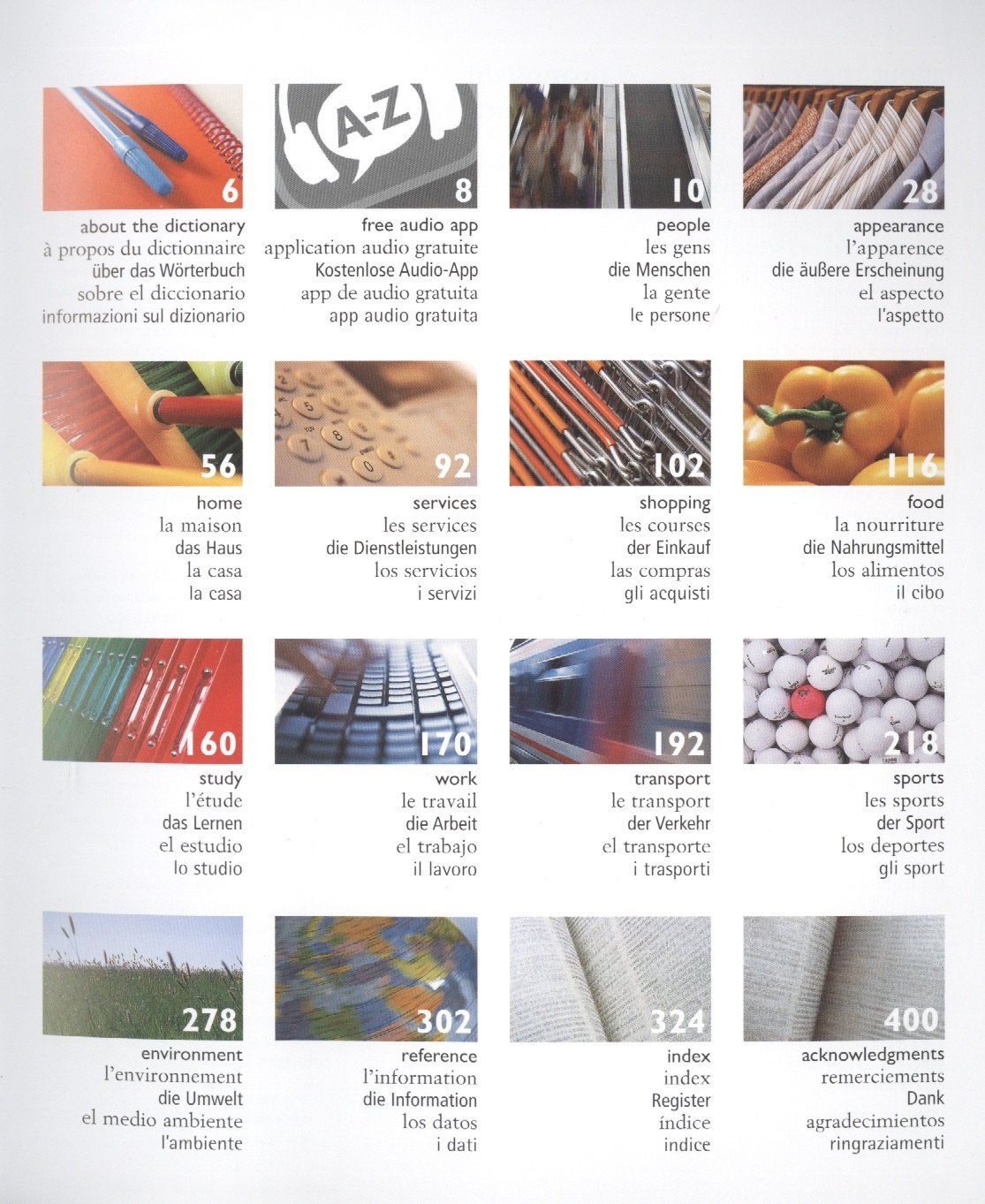 5 Language Visual Dictionary