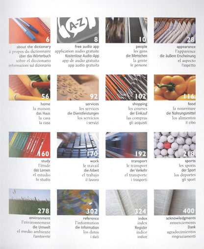 5 Language Visual Dictionary