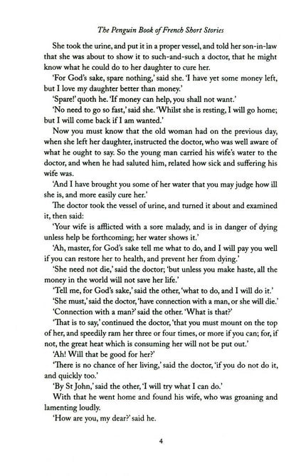 The Penguin Book of French Short Stories. Volume 1. From Marguerite de Navarre to Marcel Proust