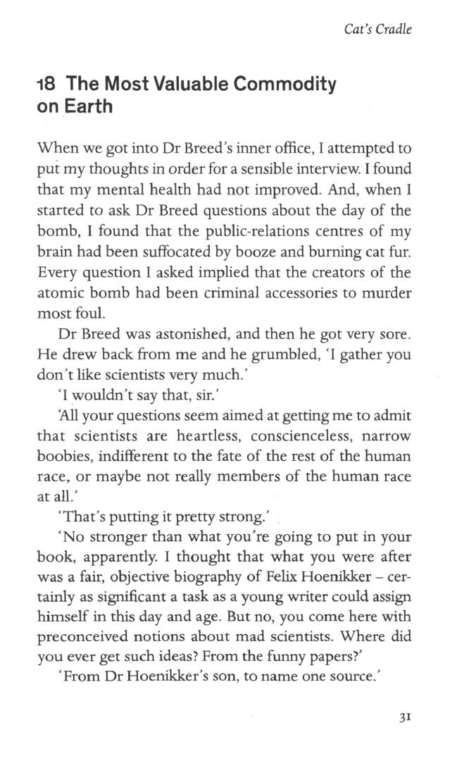 Kurt Vonnegut: Cat's Cradle