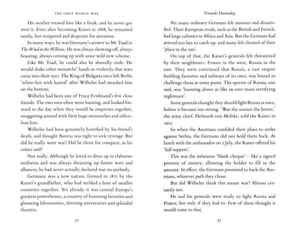 Dominic Sandbrook: Adventures in Time. The First World War