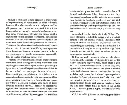 Peter Singer: Why Vegan?