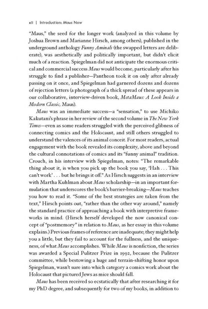 Art Spiegelman: Maus Now. Selected Writing