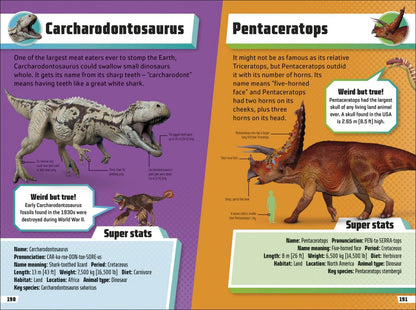 Catherine Saunders: Dinosaur Ultimate Handbook. The Need-To-Know Facts and Stats on Over 150 Different Species