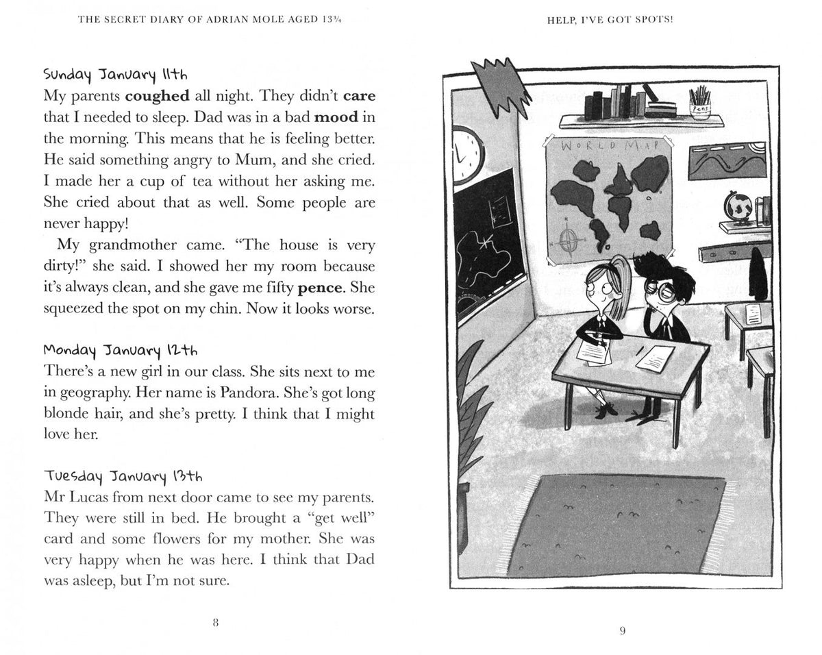 Сью Таунсенд: Penguin Readers. Level 3. The Secret Diary of Adrian Mole Aged 13 3/4
