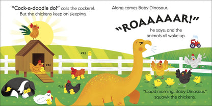 Baby Dinosaur on the Farm