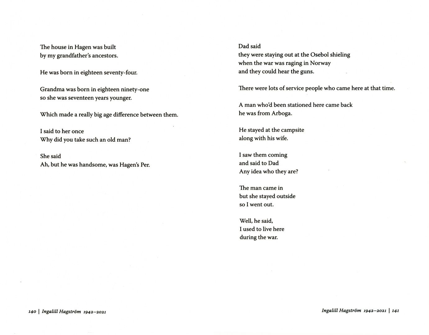 Marit Kapla: Osebol. Voices from a Swedish Village
