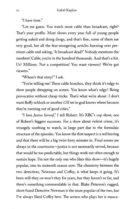 Isabel Kaplan: Not Safe for Work