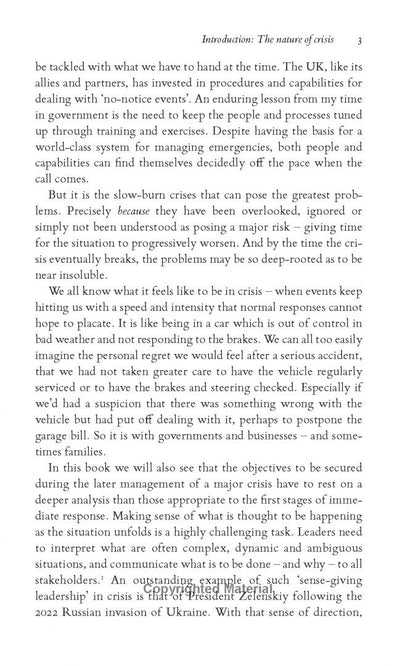 David Omand: How to Survive a Crisis. Lessons in Resilience and Avoiding Disaster