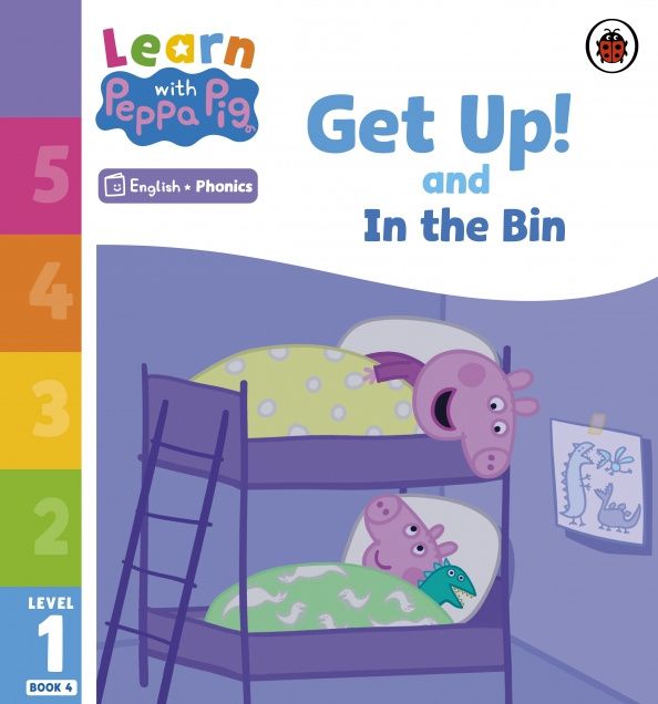 Get Up! and In the Bin. Level 1. Book 4