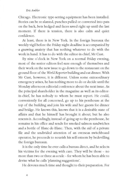 Eric Ambler: A Kind of Anger