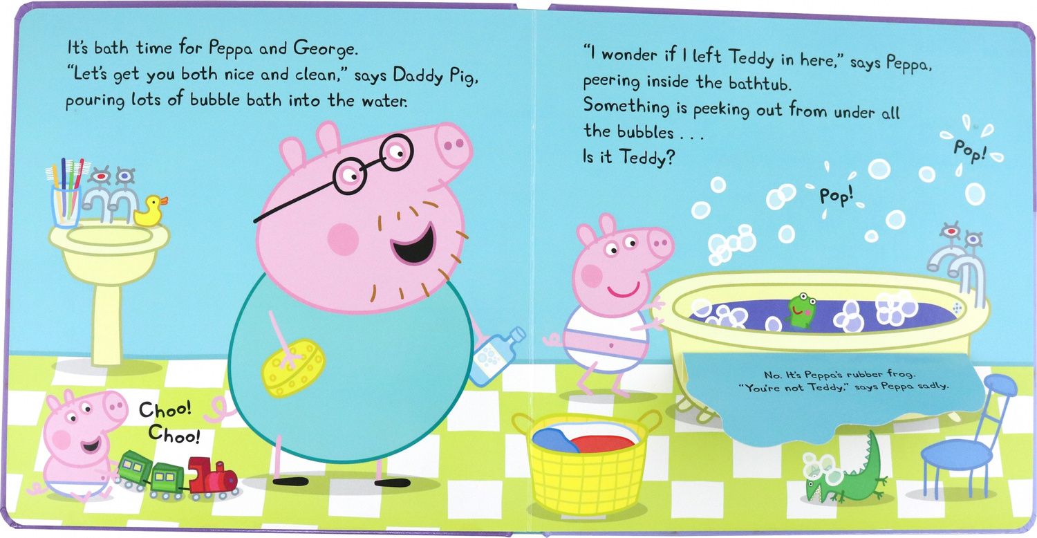 Find Teddy Before Bedtime. A lift-the-flap book