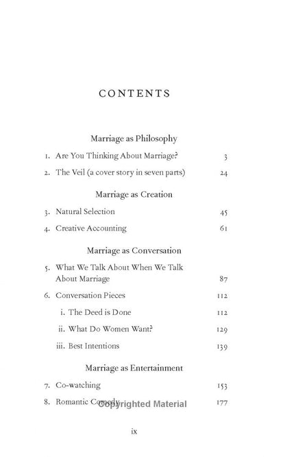 Devorah Baum: On Marriage