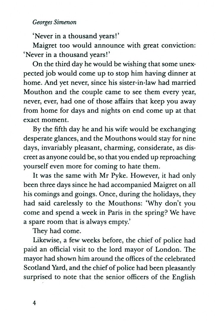 Сименон Жорж: My Friend Maigret