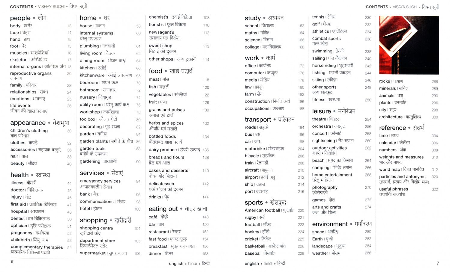 Hindi English Bilingual Visual Dictionary