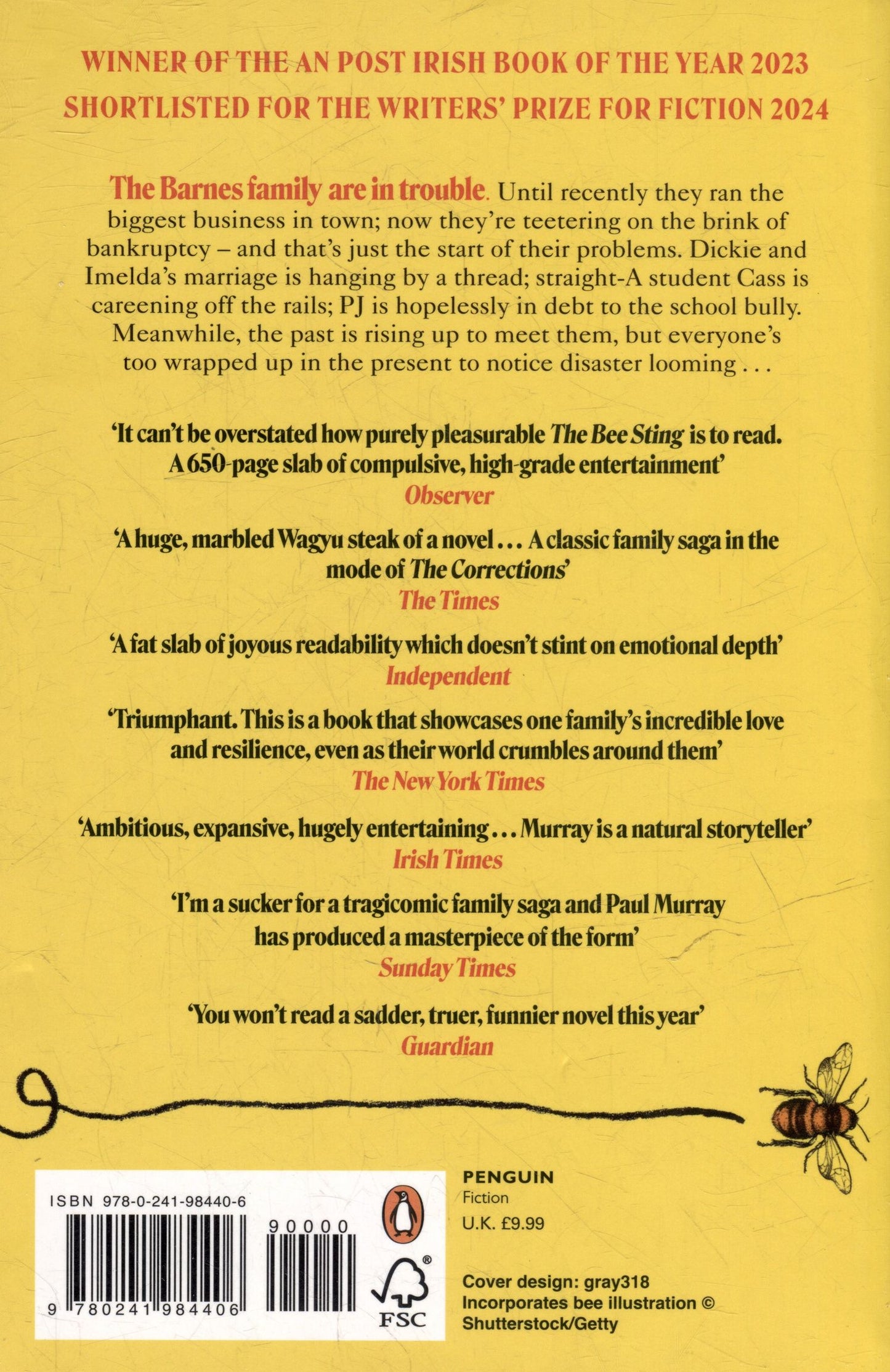 Пол Мюррей: The Bee Sting