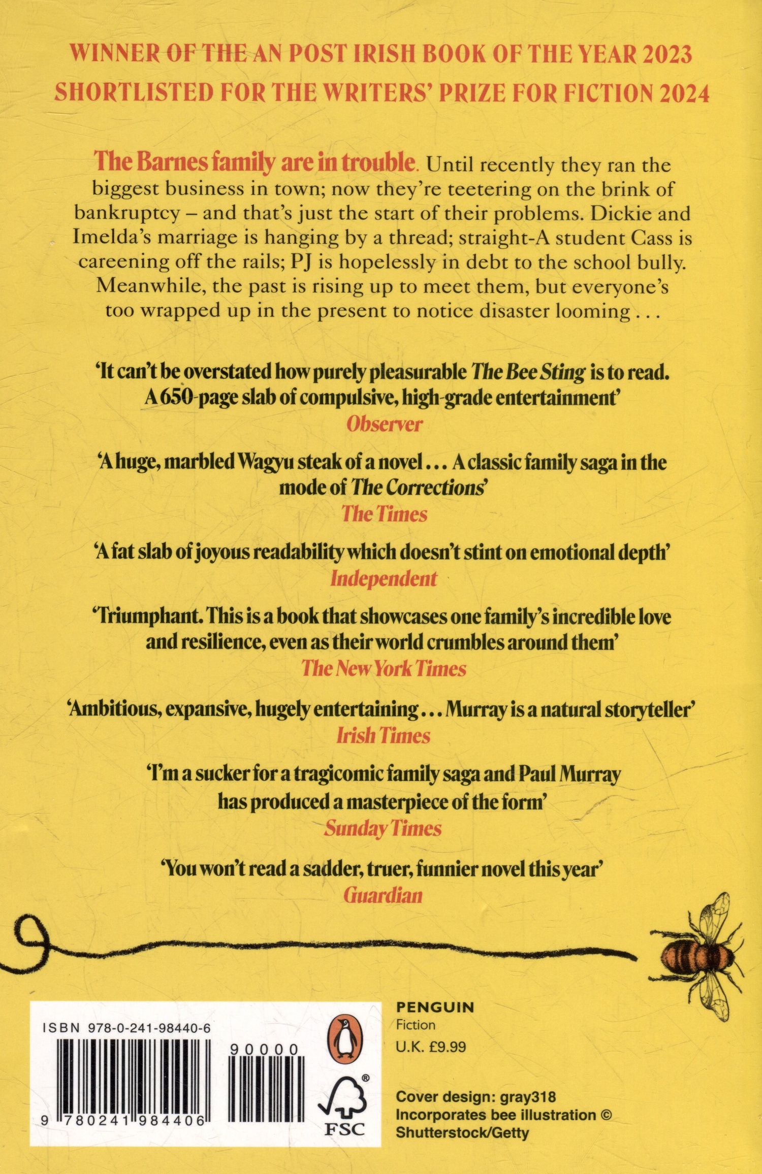 Пол Мюррей: The Bee Sting
