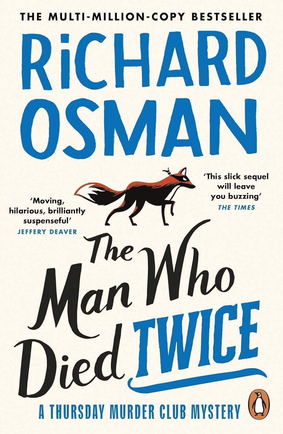 Richard Osman: The Man Who Died Twice (Richard Osman) Человек, который умер дважды (Ричард Осман) / Книги на английском языке
