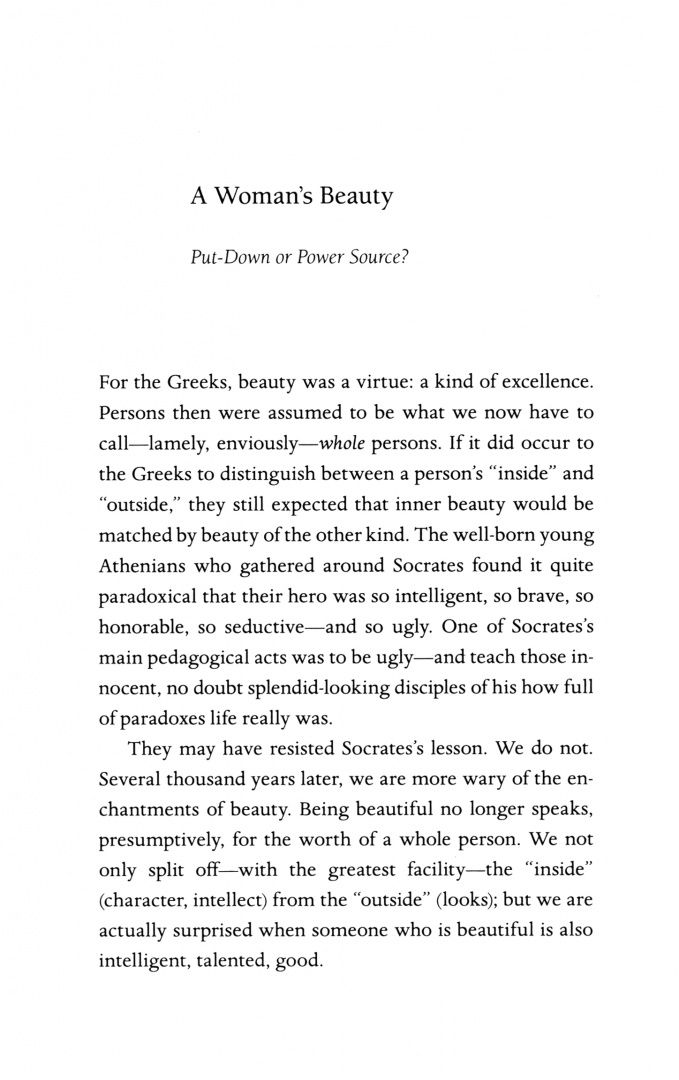 Susan Sontag: On Women
