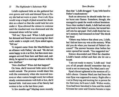 Terri Brisbin: The Highlander's Substitute Wife