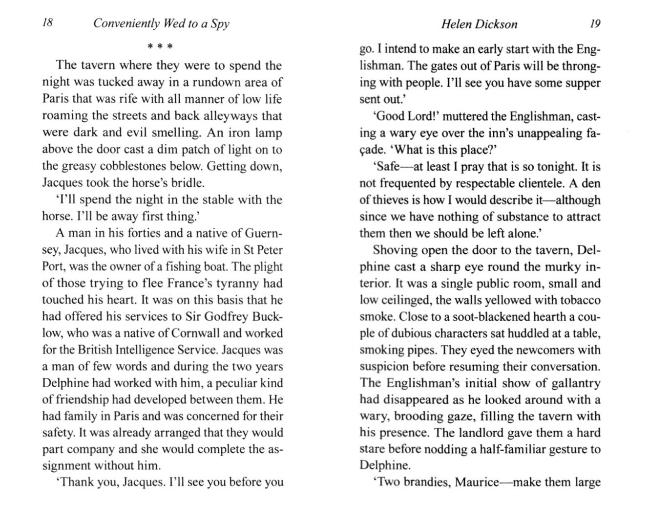 Helen Dickson: Conveniently Wed To A Spy