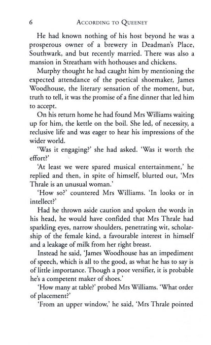 Beryl Bainbridge: According To Queeney