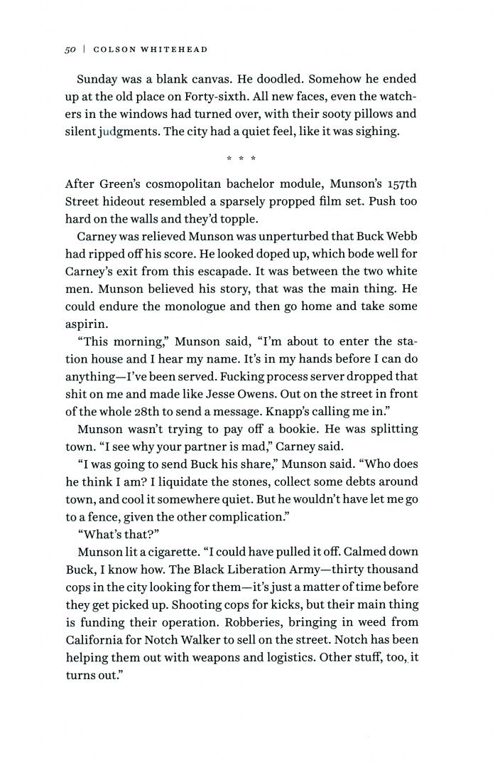 Colson Whitehead: Crook Manifesto