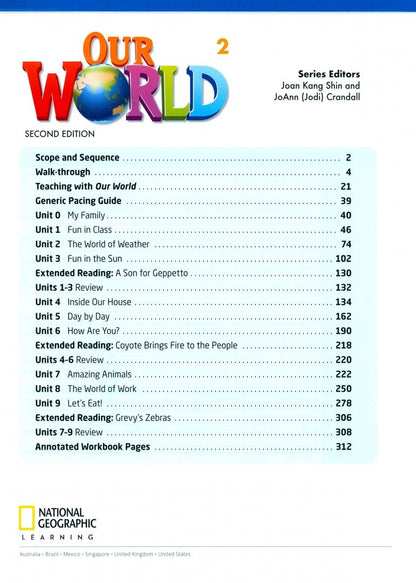 Our World. 2nd Edition. Level 2. Lesson Planner (+Audio CD, +DVD)