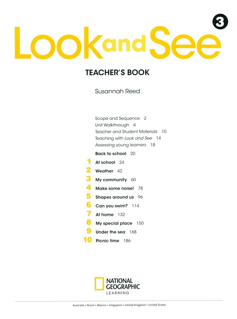 Susannah Reed: Look and See. Level 3. Teacher's Book with ABC Poster